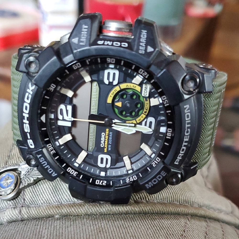 Casio G-Shock 1000 Tactical Black and Green Watch